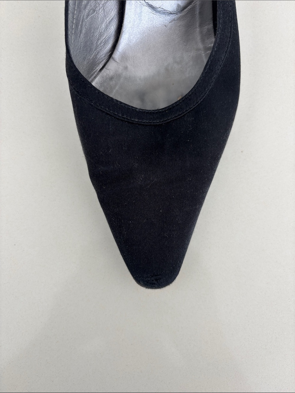Calvin Klein Satin Ankle Strap Heel - Picture 5 of 6
